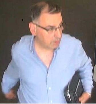 Zoomed in image of Credit Card Abuse Suspect #1